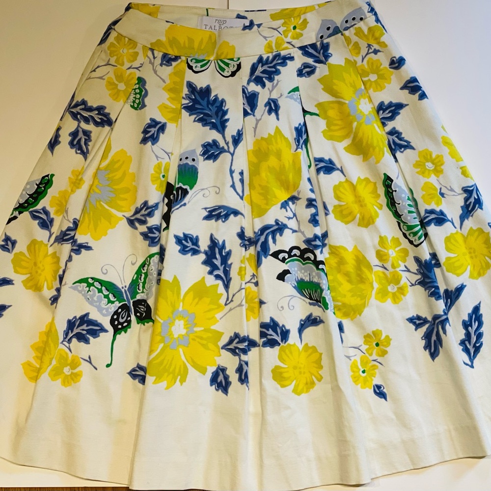 RSVP by Talbots pleaded colorful skirt